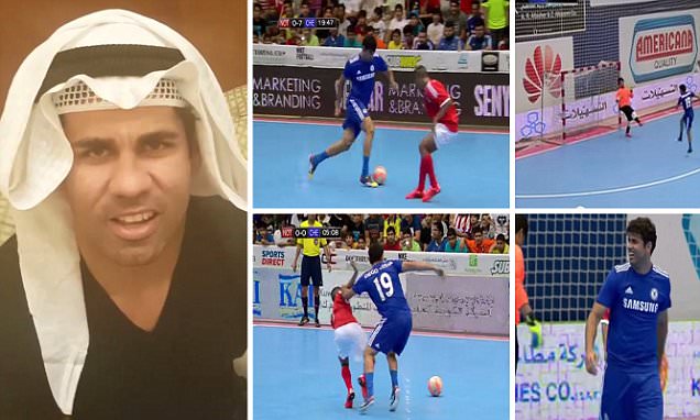 Diego Costa Main Futsal di Kuwait, Ini Foto-fotonya...